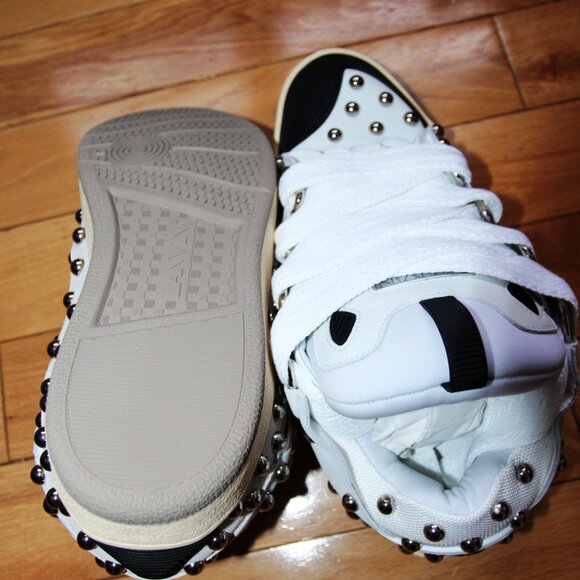 BNWT AW23 LANVIN CURB SNEAKERS WITH STUDS 45 - Picture 5 of 9